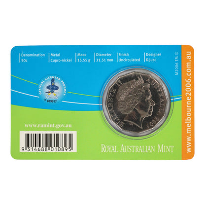 2005 50c Coin - Melbourne 2006 Commonwealth Games - Student Design