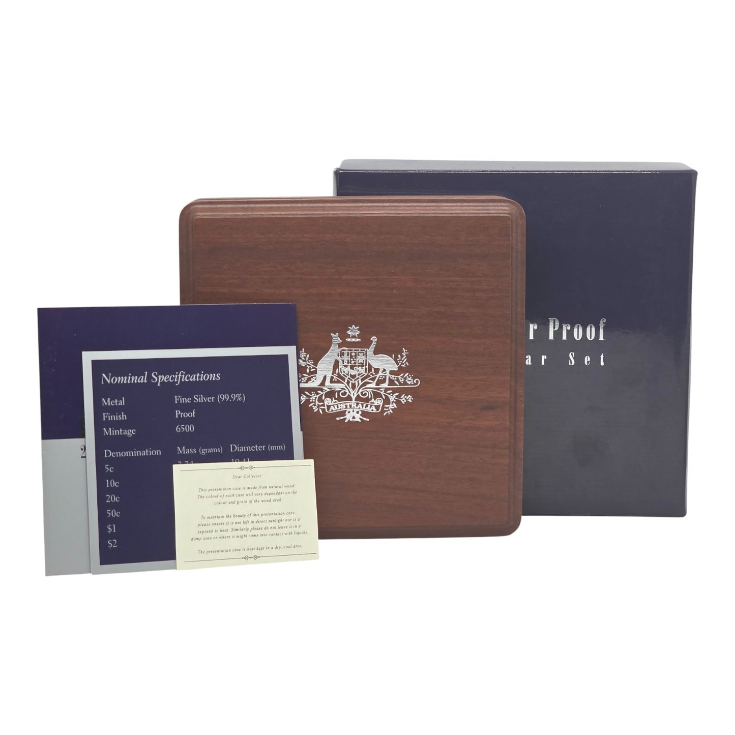 2005 Fine Silver Proof Coin Set - 50th Anniversary of the End of WWII