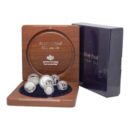 2005 Fine Silver Proof Coin Set - 50th Anniversary of the End of WWII