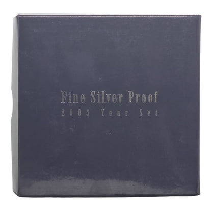 2005 Fine Silver Proof Coin Set - 50th Anniversary of the End of WWII