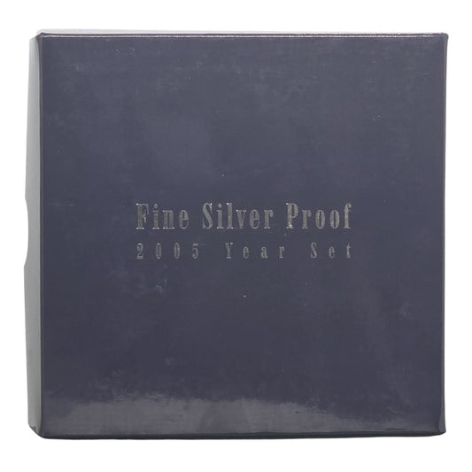 2005 Fine Silver Proof Coin Set - 50th Anniversary of the End of WWII