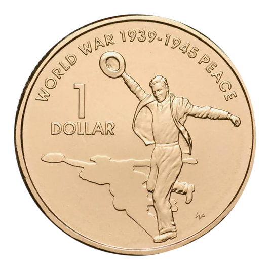 2005 $1 Coin - 60th anniversary of the end of World War 2 - Uncirculated