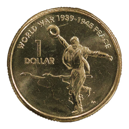 2005 $1 Coin - 60th anniversary of the end of World War 2 - Uncirculated