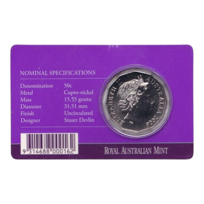 2006 50c Coin - Her Majesty Queen Elizabeth II - Royal Visit