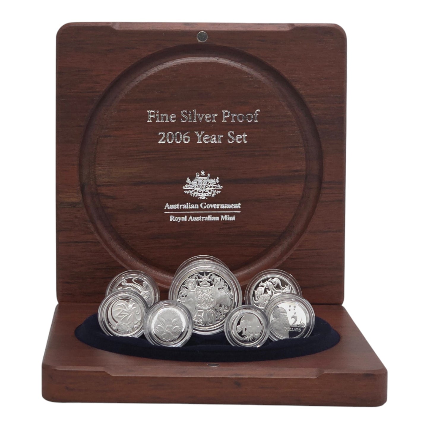 2006 Fine Silver Proof Coin Set - 40th Anniversary of Decimal Currency