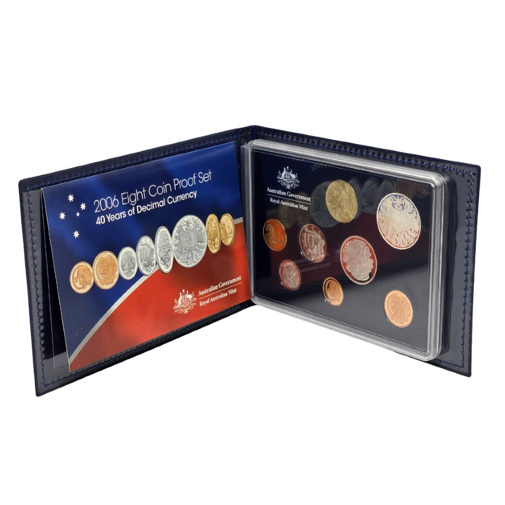 2006 Royal Australian Mint Proof Coin Set - 40 Years of Decimal Currency