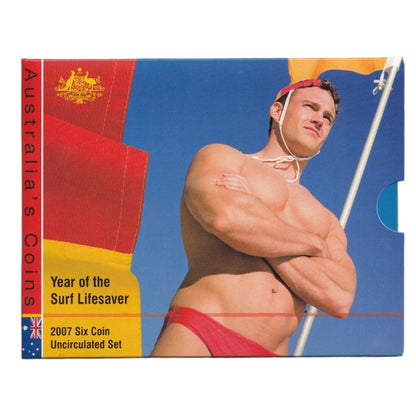 2007 Royal Australian Mint Uncirculated Coin Set - Year of the Surf Lifesaver