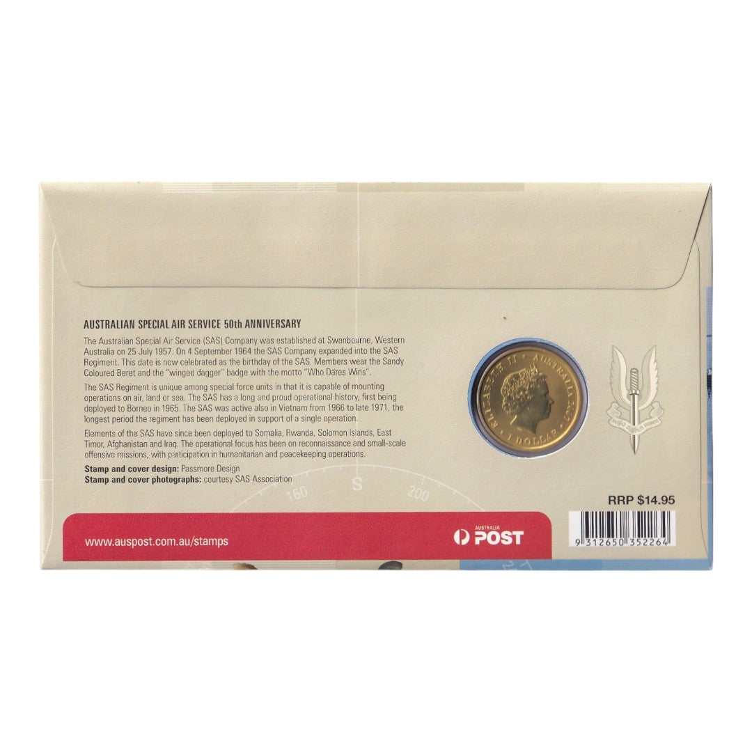 2007 Perth Mint PNC - Australian Special Air Service - SAS - 50th Anniversary