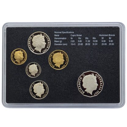 2007 Royal Australian Mint Proof Coin Set - Year of the Surf Lifesaver