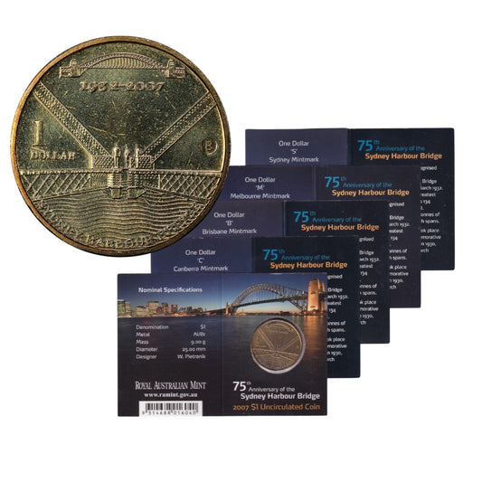 2007 $1 Coin - Sydney Harbour Bridge 75th Anniversary