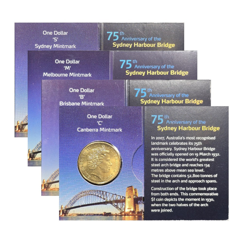 2007 $1 Coin - Sydney Harbour Bridge 75th Anniversary