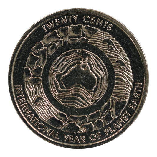2008 20c Coin - International Year of Planet Earth - Uncirculated