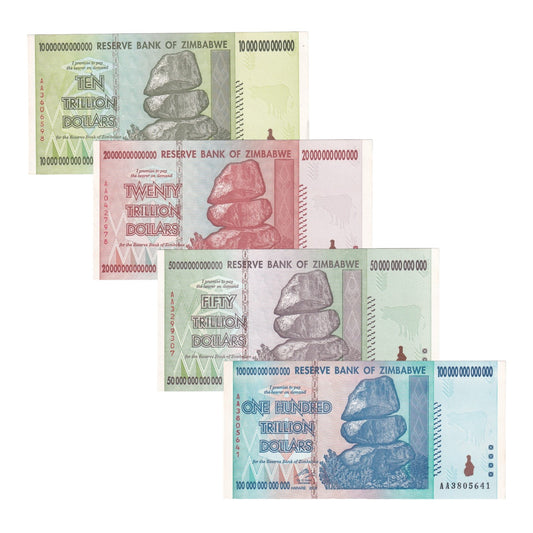 2008 Zimbabwe - Hyperinflation Bundle - Uncirculated