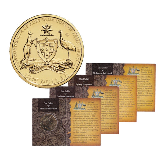 2008 $1 Coin - 100th Anniversary of the Original Coat of Arms