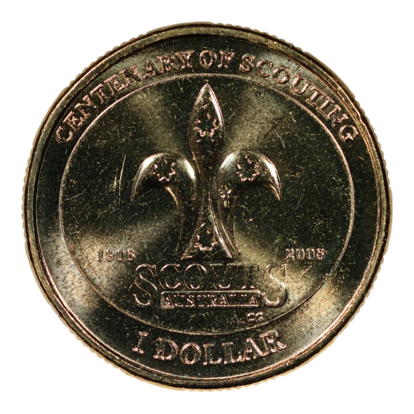 2008 $1 Coin - Centenary of Scouting - Uncirculated