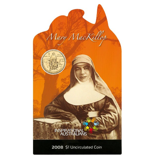 2008 $1 Coin - Inspirational Australians - Mary MacKillop