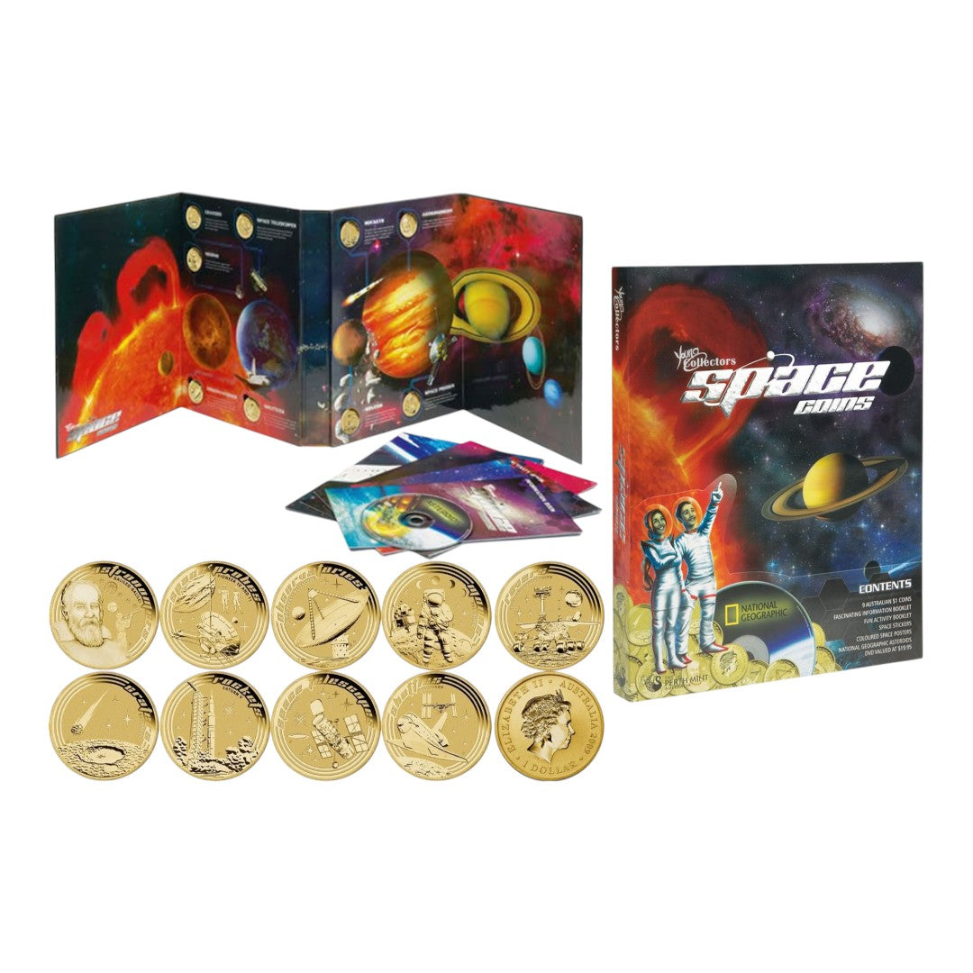 2009 Perth Mint - Young Collectors Space Uncirculated 9 Coin Set
