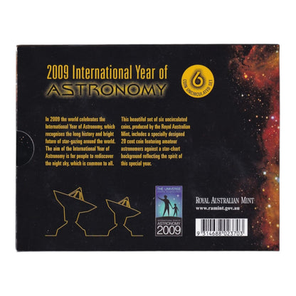 2009 Royal Australian Mint Uncirculated Coin Set - International Year of Astronomy
