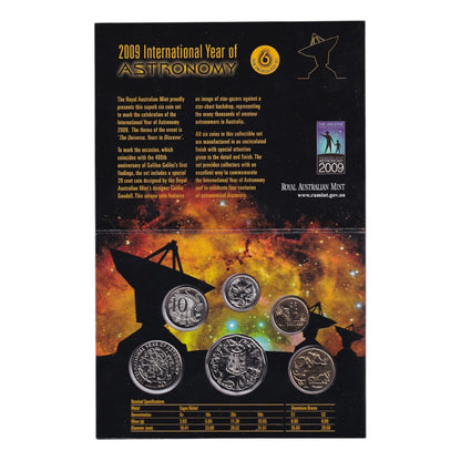 2009 Royal Australian Mint Uncirculated Coin Set - International Year of Astronomy