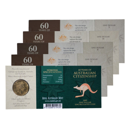 2009 $1 Coin - 60 Years of Australian Citizenship