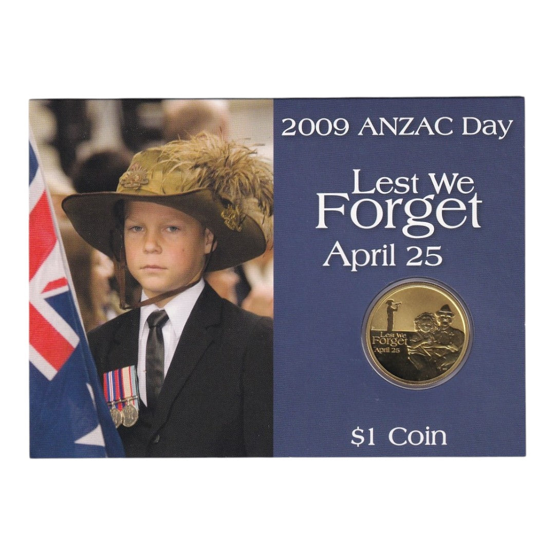 2009 Perth Mint ANZAC Day One Dollar Coin - Diggers