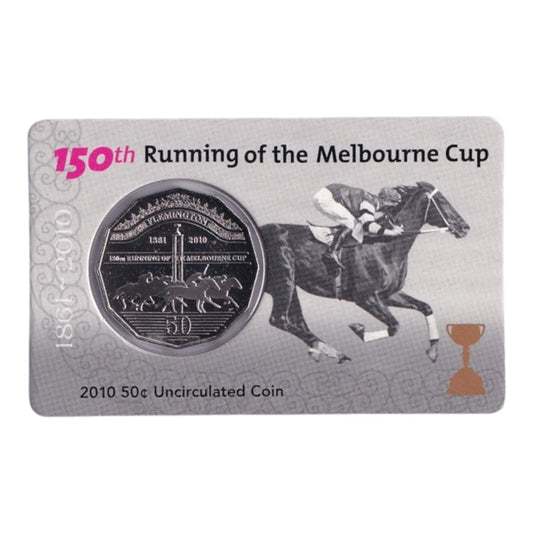 2010 50c Coin - 150th Running of the Melbourne Cup