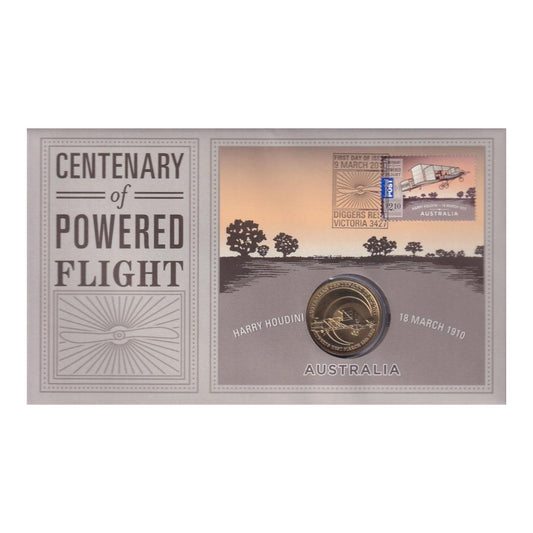 2010 Perth Mint PNC - Centenary of Powered Flight