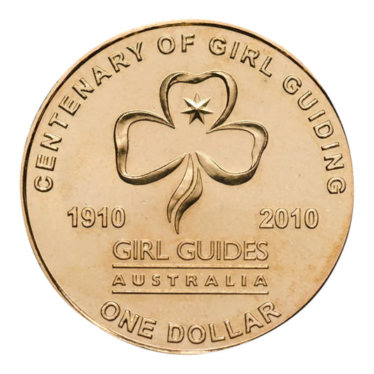 2010 $1 Coin - Centenary of Girl Guiding - Uncirculated