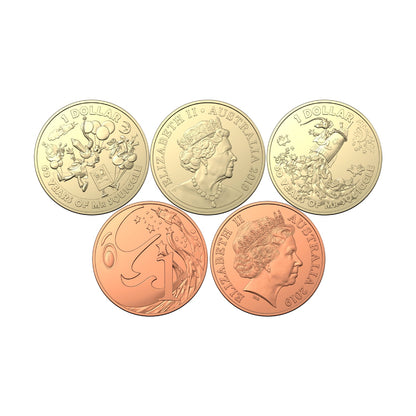 2019 Seven Coin Coloured Uncirculated Set - 60th Anniversary of Mr Squiggle