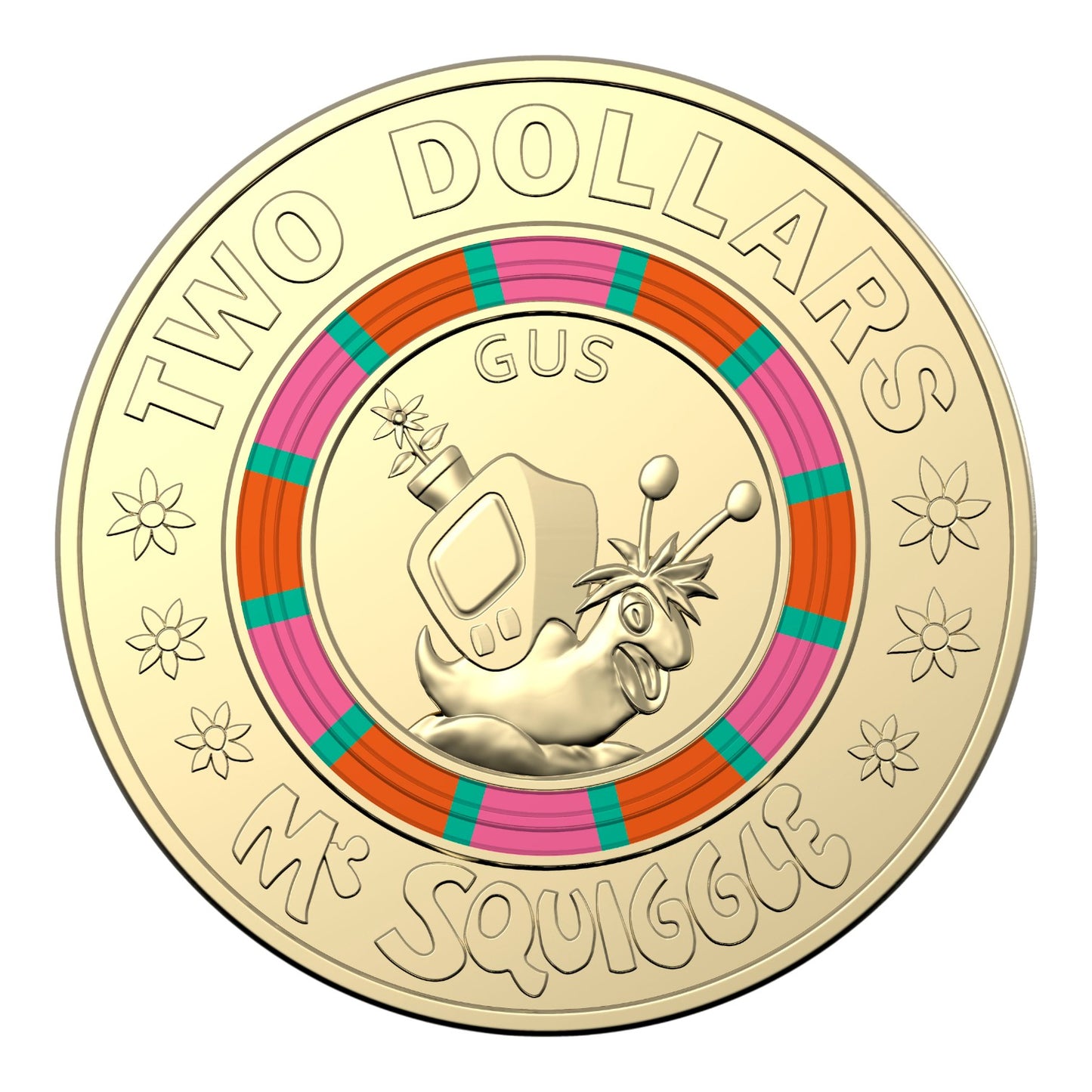 2019 Seven Coin Coloured Uncirculated Set - 60th Anniversary of Mr Squiggle