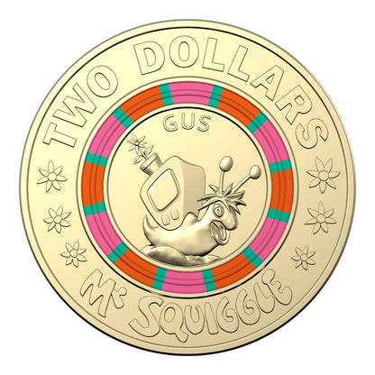 2019 Seven Coin Coloured Uncirculated Set - 60th Anniversary of Mr Squiggle