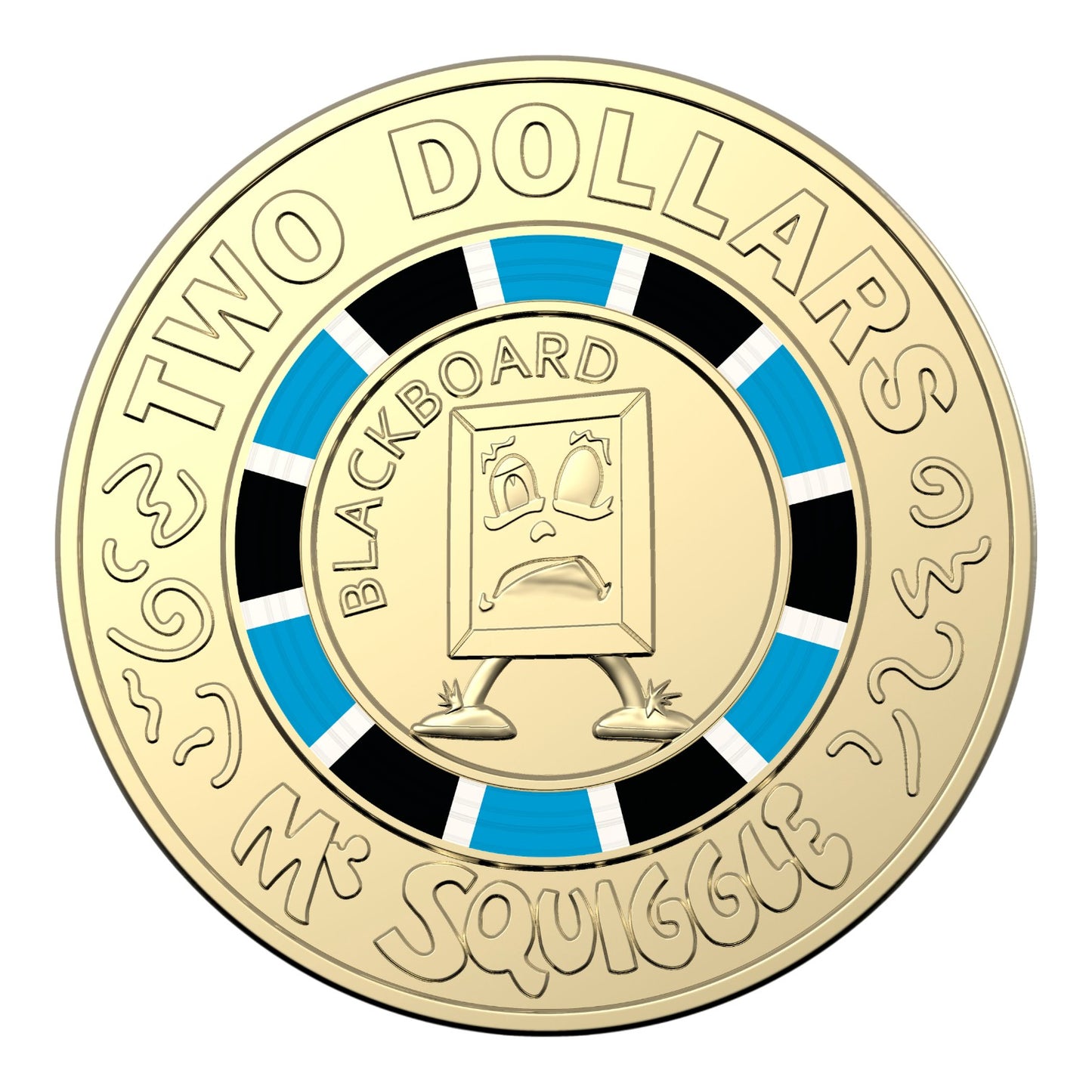 2019 Seven Coin Coloured Uncirculated Set - 60th Anniversary of Mr Squiggle