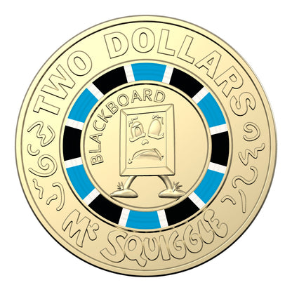 2019 Seven Coin Coloured Uncirculated Set - 60th Anniversary of Mr Squiggle