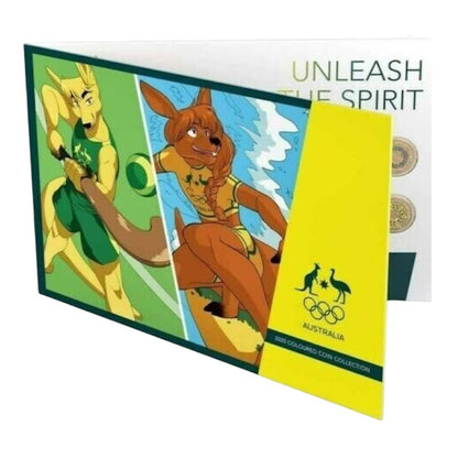 2020/2021 Tokyo Olympics $2 Al-Br Coloured Uncirculated Five-Coin Set