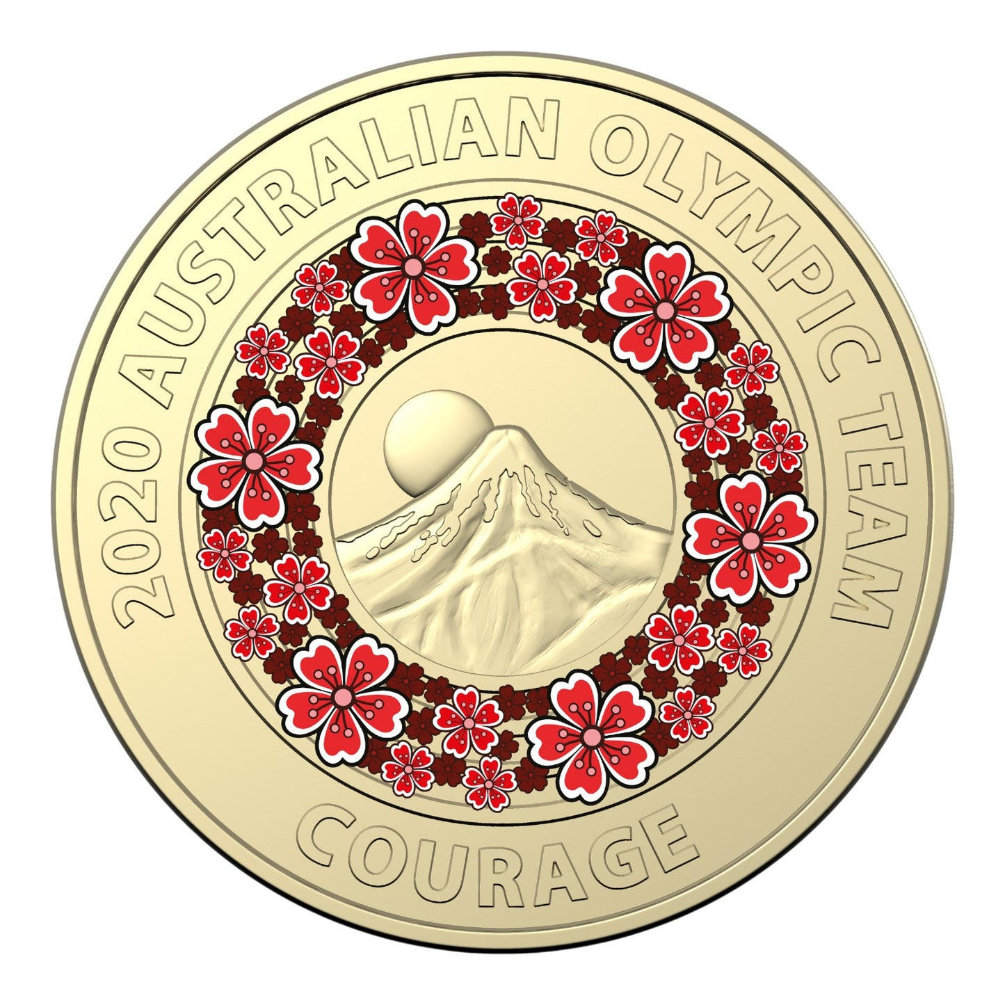 2020/2021 Tokyo Olympics $2 Al-Br Coloured Uncirculated Five-Coin Set