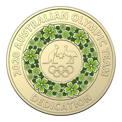 2020/2021 Tokyo Olympics $2 Al-Br Coloured Uncirculated Five-Coin Set