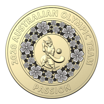 2020/2021 Tokyo Olympics $2 Al-Br Coloured Uncirculated Five-Coin Set