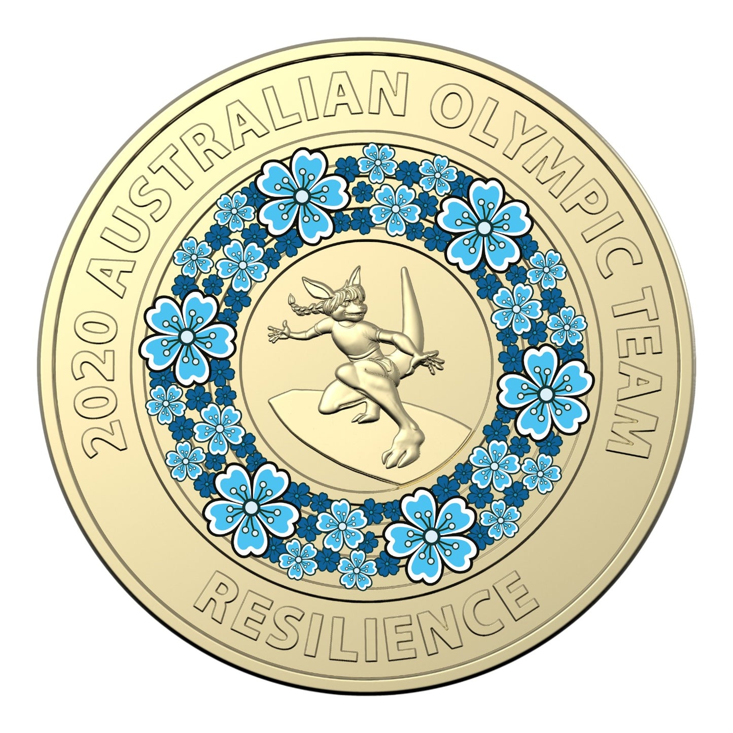 2020/2021 Tokyo Olympics $2 Al-Br Coloured Uncirculated Five-Coin Set