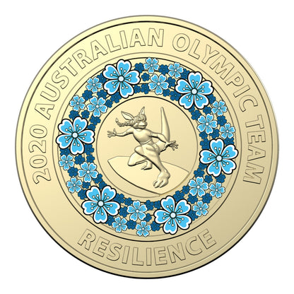 2020/2021 Tokyo Olympics $2 Al-Br Coloured Uncirculated Five-Coin Set