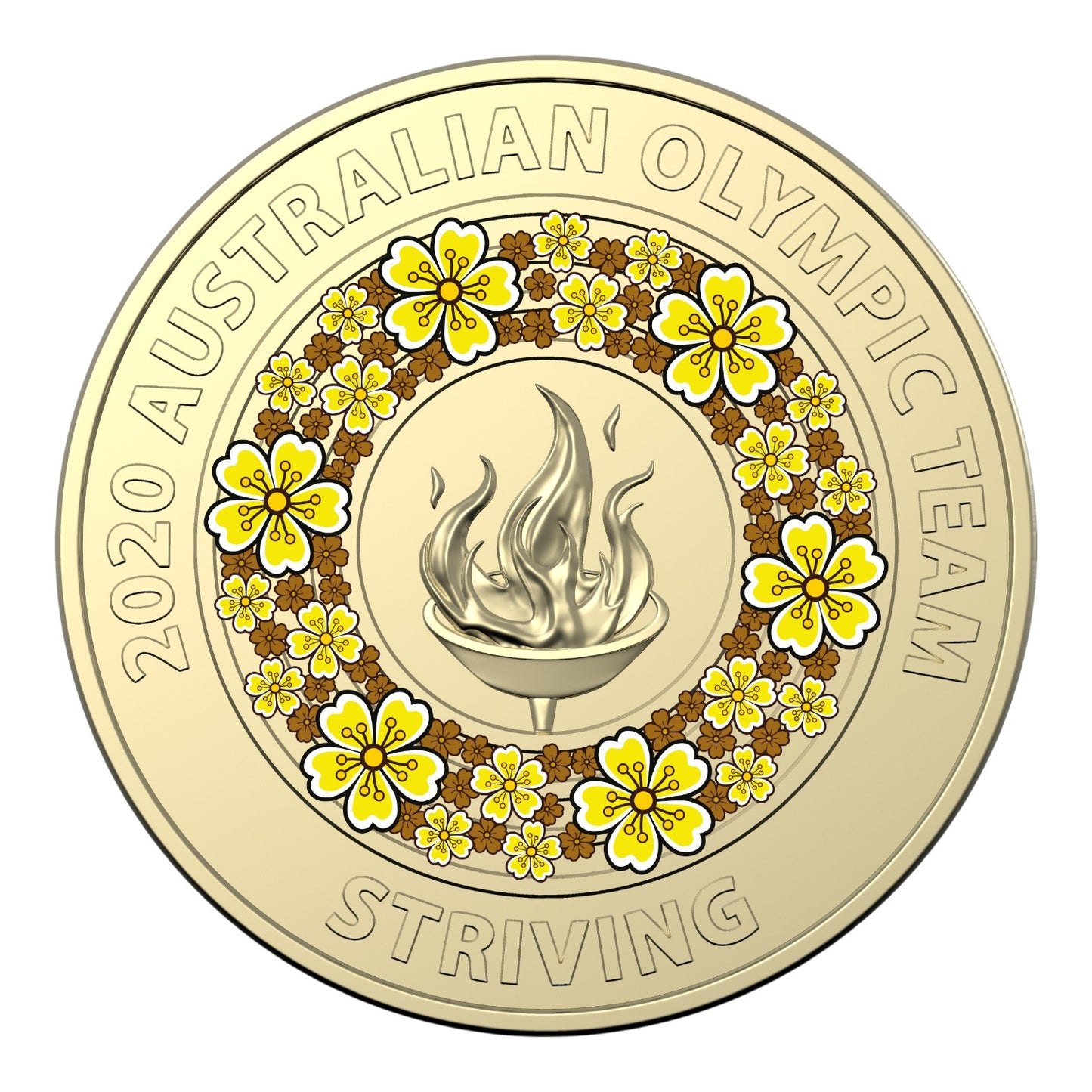 2020/2021 Tokyo Olympics $2 Al-Br Coloured Uncirculated Five-Coin Set