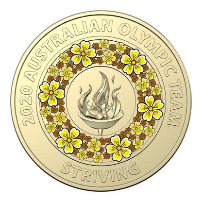 2020/2021 Tokyo Olympics $2 Al-Br Coloured Uncirculated Five-Coin Set