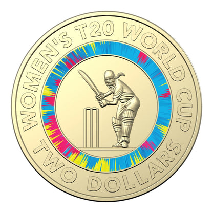 2020 $2 Coin - ICC Women's T20 World Cup