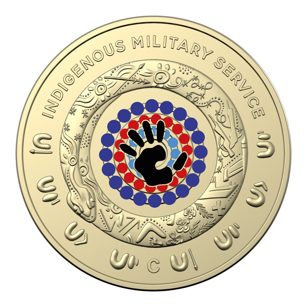 2021 $2 Coin - "Defending Country" Indigenous Military Service - 'C' Mintmark