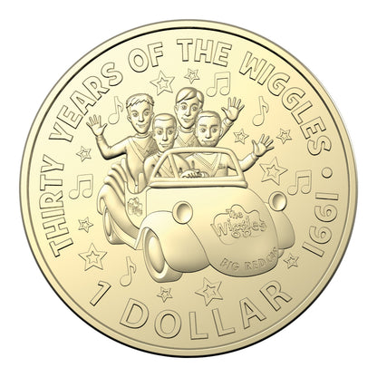 2021 Six Coin Collection Folder - 30 Years of the Wiggles