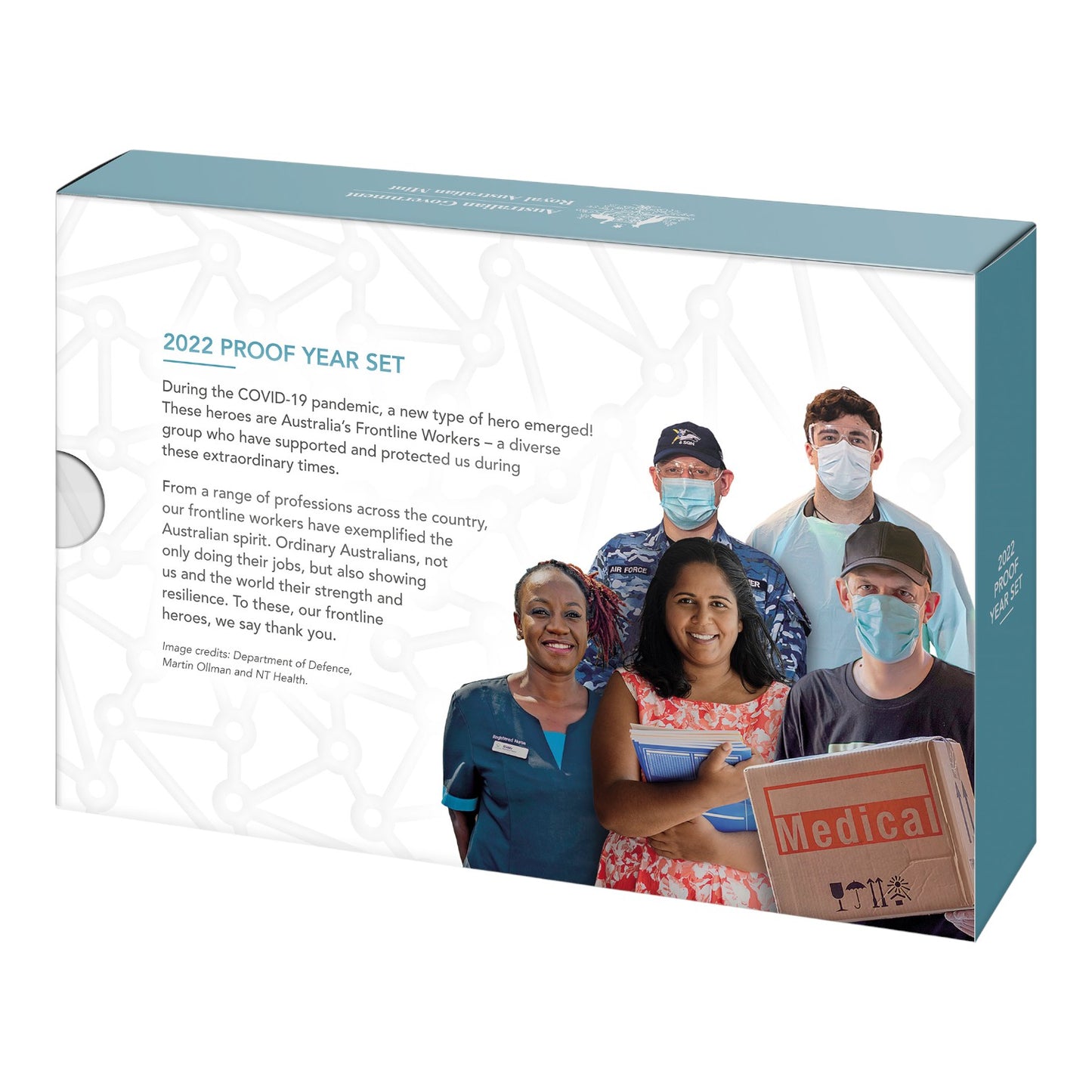 2022 CuNi AlBr Proof Six Coin Year Set - Frontline Workers