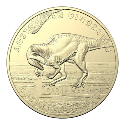 2022 $1 Uncirculated Four-Coin Collection - Australian Dinosaurs