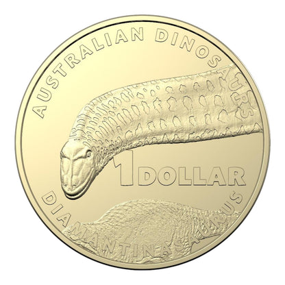 2022 $1 Uncirculated Four-Coin Collection - Australian Dinosaurs