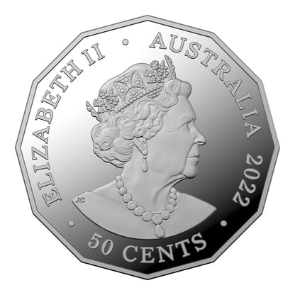 2022 50c Silver Proof Coin – Platinum Jubilee of HM Queen Elizabeth II