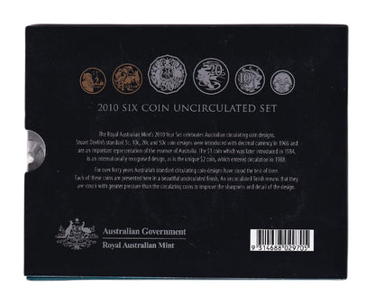 2010 Royal Australian Mint Uncirculated Coin Set