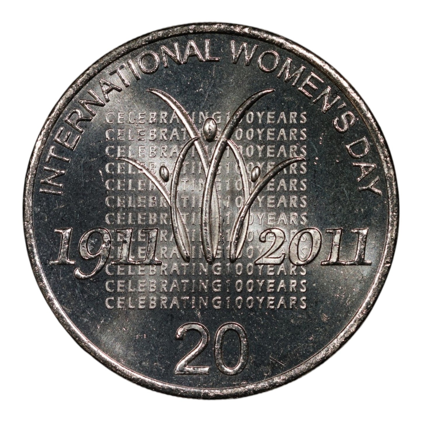 2011 20c Coin - International Women's Day - Uncirculated